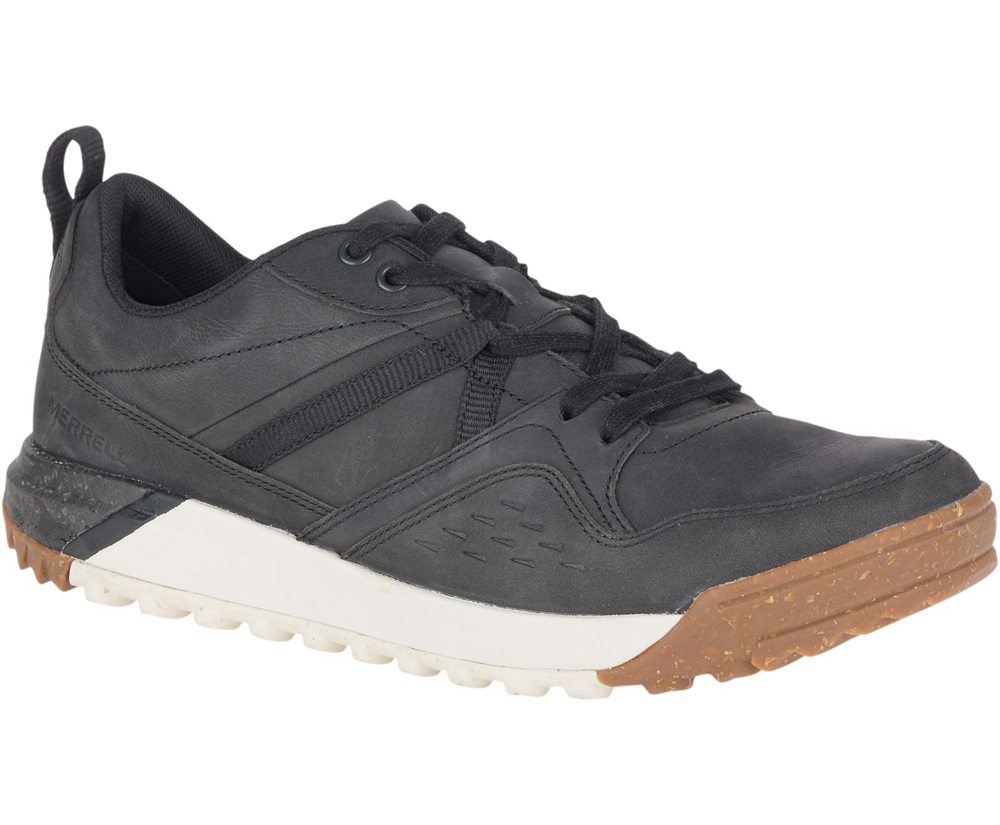 Tenis Homem - Merrell Indeway Couro - Pretas - WRE527841